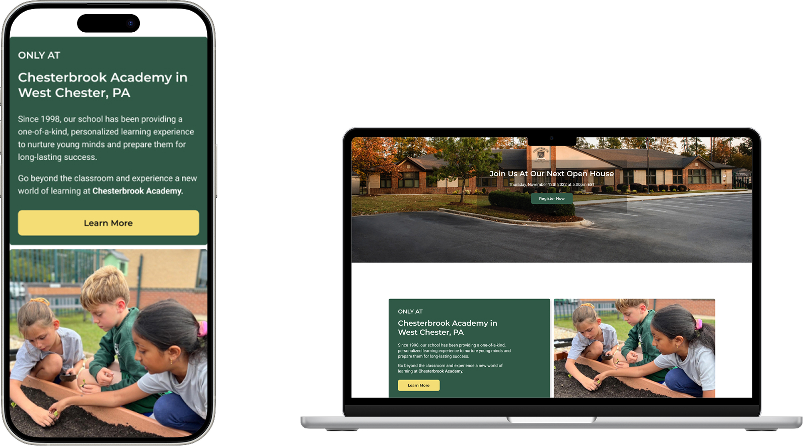 Chesterbrook Academy West Chester redesign